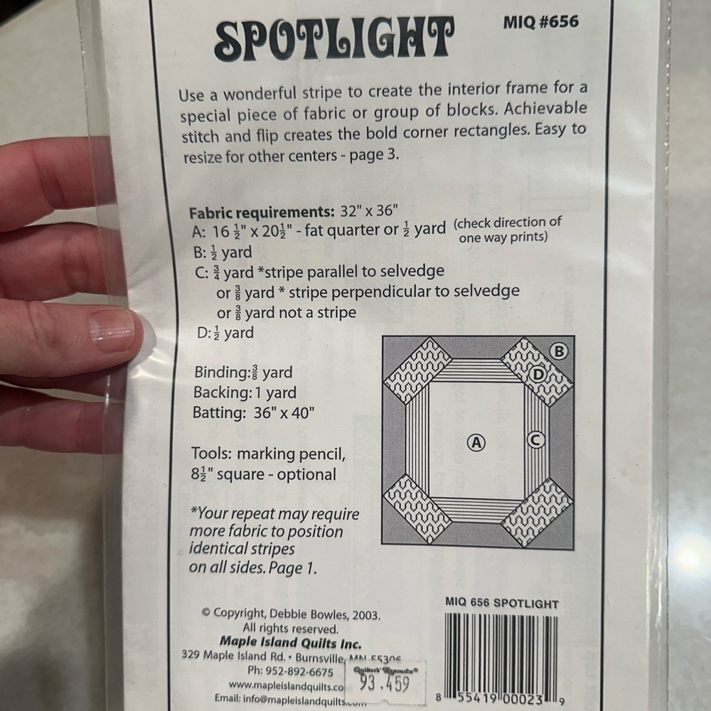 Spotlight Quilt Pattern - Picture 2 of 2